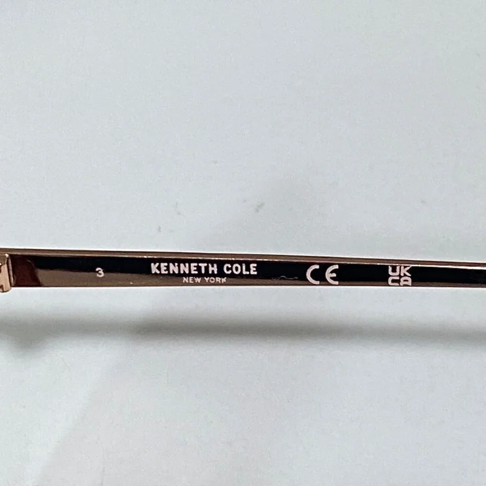 NEW Kenneth Cole Boho Gradient Square Lens Sunglasses in Rose Gold